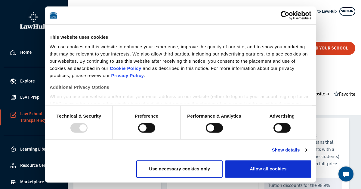 Cost of attendance and debt at DePaul University Law School Transparency