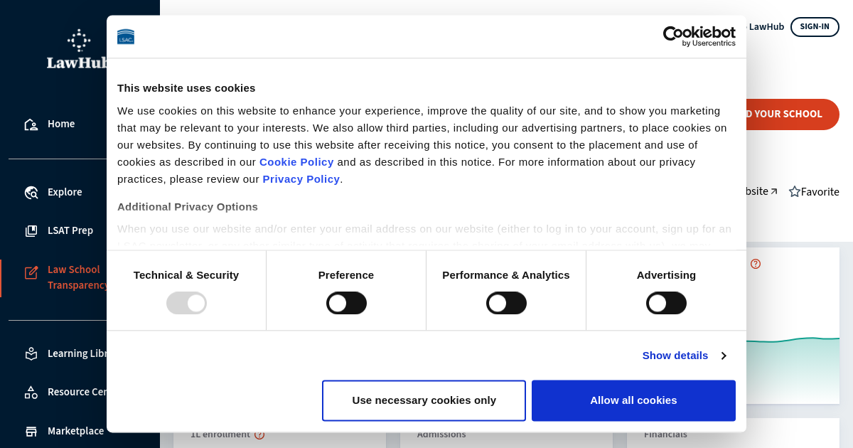 University of Notre Dame Law School Transparency