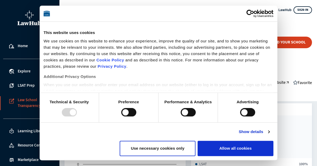 Admissions Statistics at University of Pittsburgh Law School Transparency
